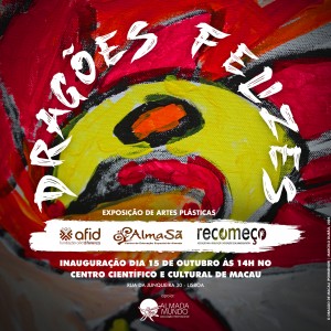Cartaz Inauguração Dragões Felizes Square
