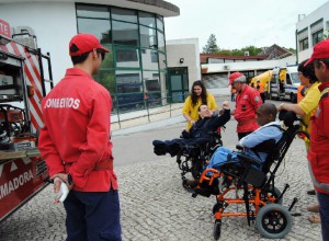 Visita da Proteção Civil à sede da AFID
